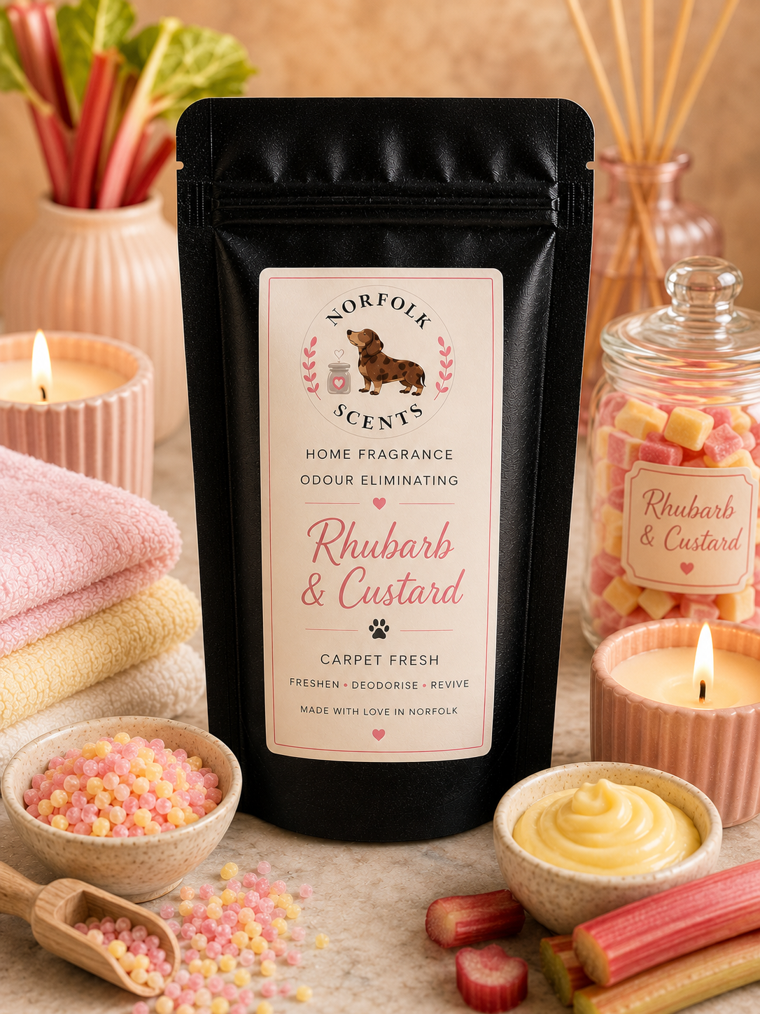 Rhubarb & Custard Carpet Fresh