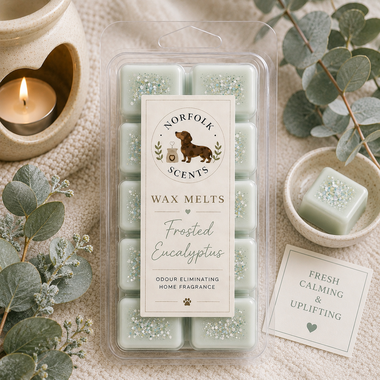 Frosted Eucalyptus Wax Melt