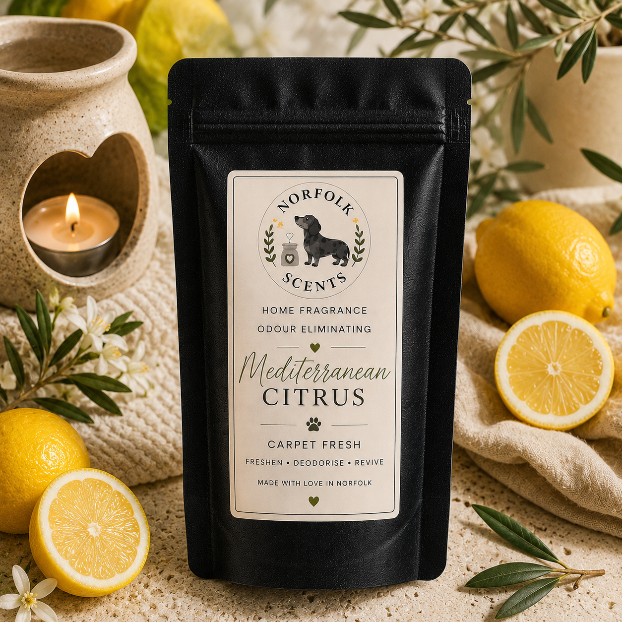Mediterranean Citrus Carpet Fresh